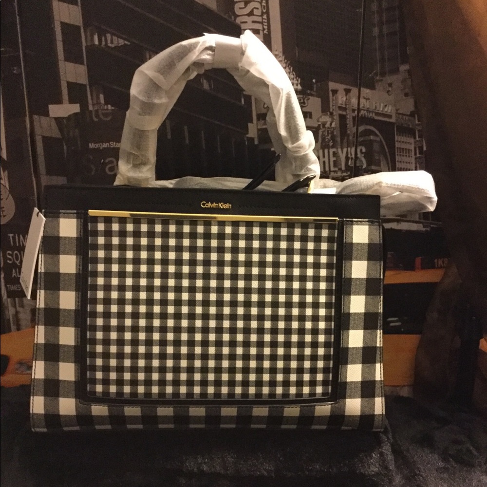 SOLD....Calvin Klein satchel...